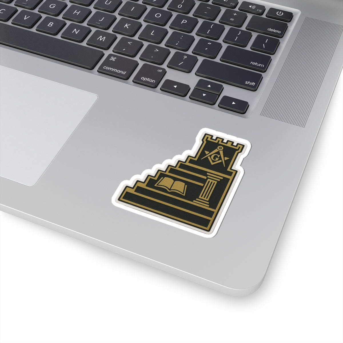 Master Mason Blue Lodge Sticker Decal - Kiss-Cut Colorful - Bricks Masons