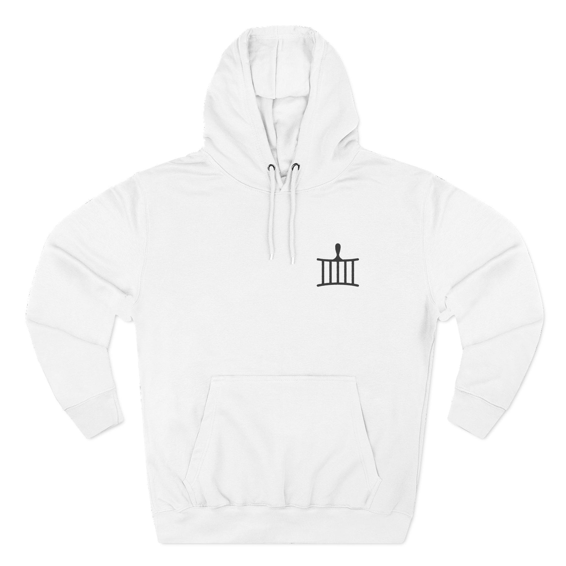 St. Lawrence The Martyr Hoodie - Stitched Front Insignia - Bricks Masons