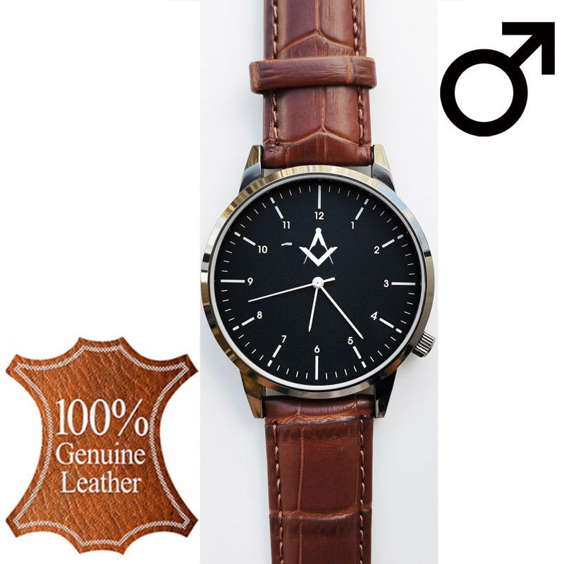 Master Mason Blue Lodge Wristwatch - Various Colors - Bricks Masons