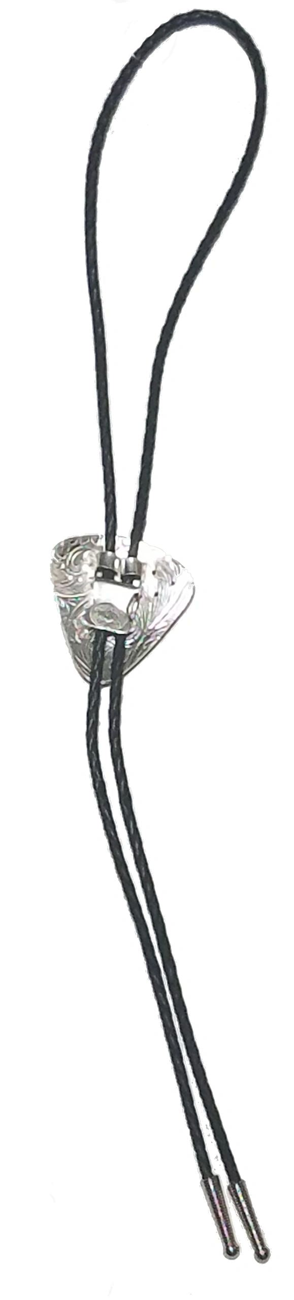 Master Mason Blue Lodge Bolo Tie -Sterling Silver Plated Square & Compass