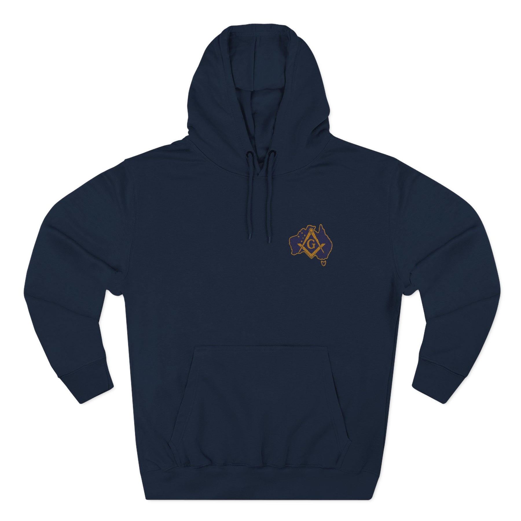 Master Mason Blue Lodge Australia Jurisdiction Hoodie - Signature Front Detail - Bricks Masons