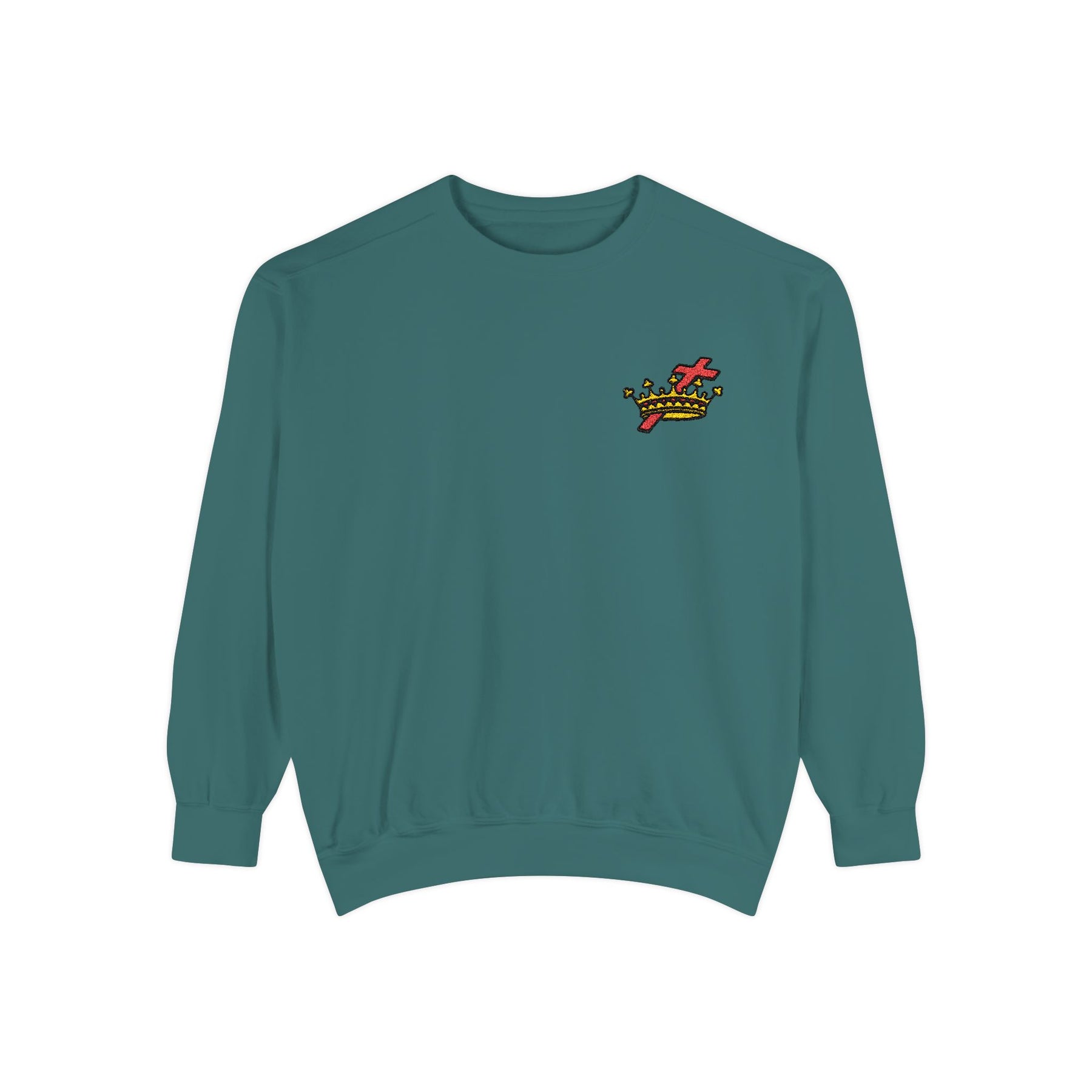 Lady Knights HoTC Sweatshirt - Embroidered Emblem Crewneck Apparel - Bricks Masons