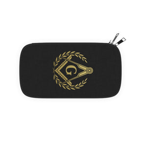 Master Mason Blue Lodge Passport Wallet - Square & Compass G with Wreath - Bricks Masons
