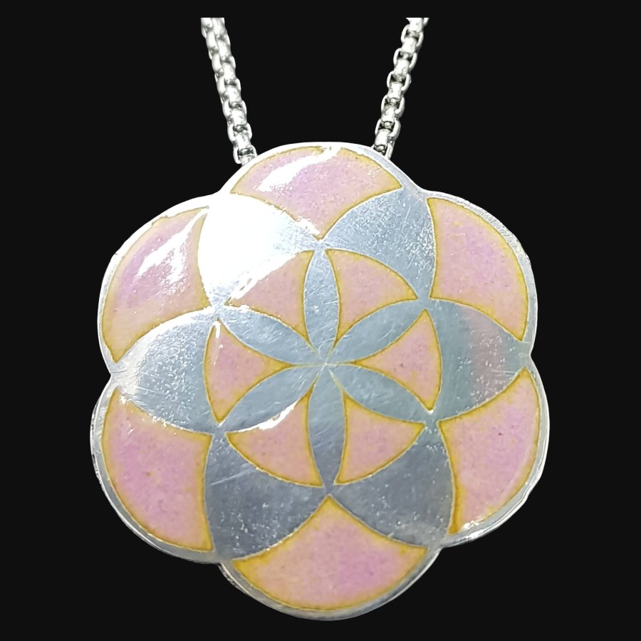 Seed of Life Pendant Silver Kabbalah 3 cm 8.5 g Art 1122 - Bricks Masons