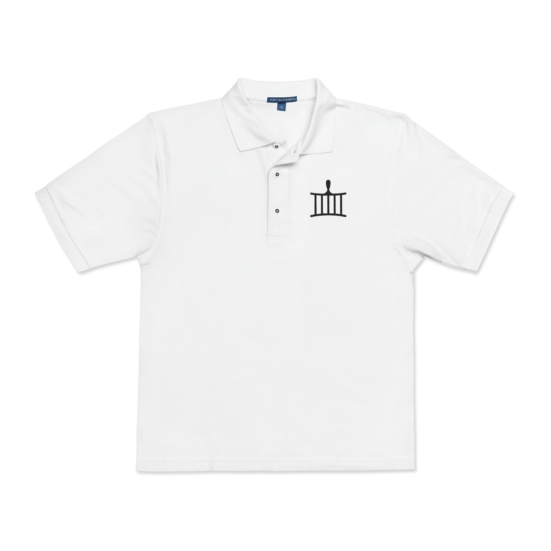 St. Lawrence The Martyr Polo Shirt - Embroidered Black Emblem Various Colors - Bricks Masons