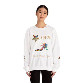 OES Sweatshirt - Faith Truth & Love with The Colorful Eastern Star - Bricks Masons