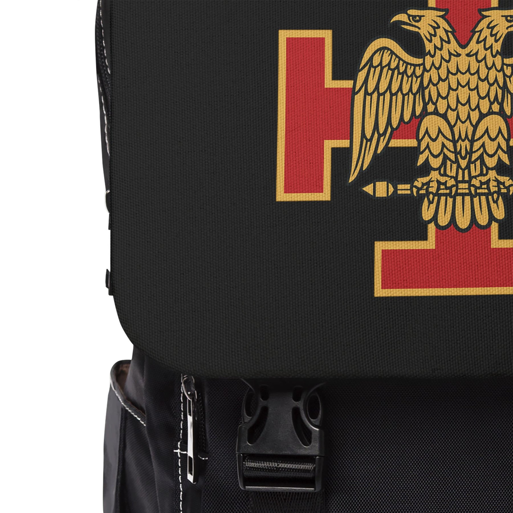 33rd Degree Scottish Rite Backpack - Red Cross With Gold Eagle Wings Down - Bricks Masons