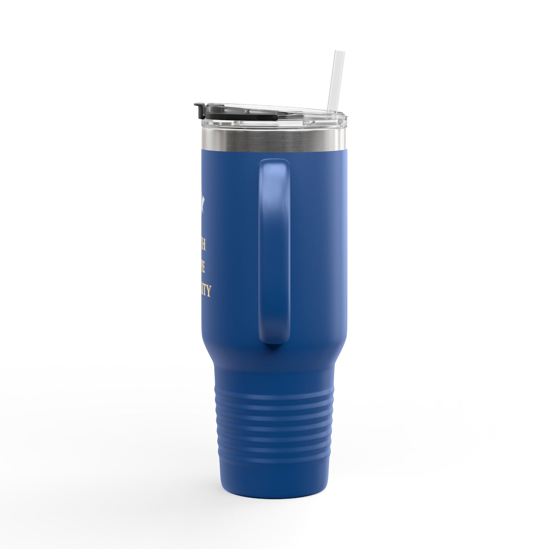 Master Mason Blue Lodge Ringneck Tumbler - Faith Hope & Charity with Square & Compass - Bricks Masons