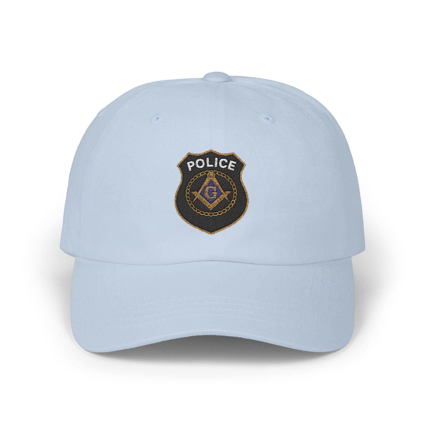 Master Mason Blue Lodge Baseball Cap - Embroidered Police Mason Dad Cap - Bricks Masons