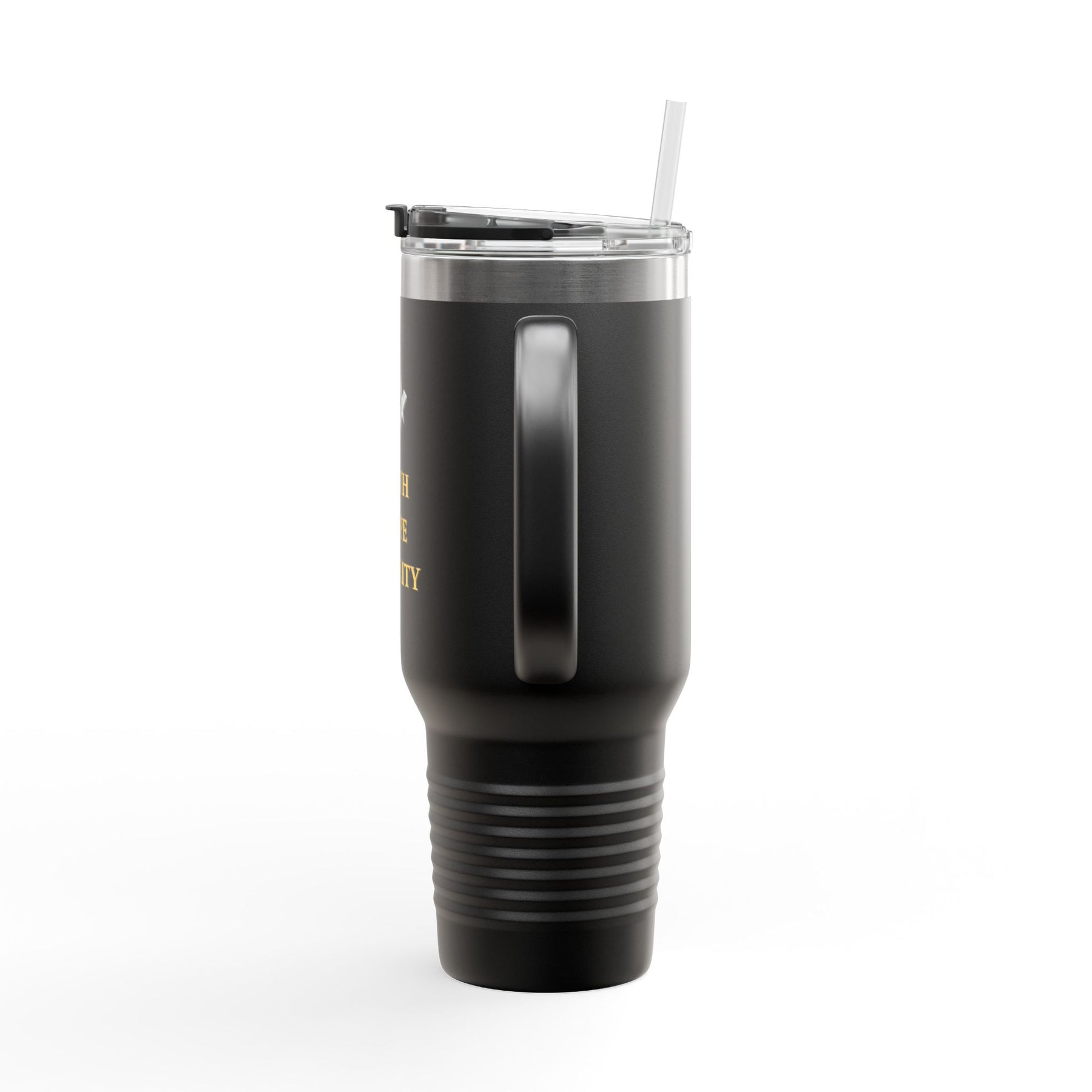 Master Mason Blue Lodge Ringneck Tumbler - Faith Hope & Charity with Square & Compass - Bricks Masons