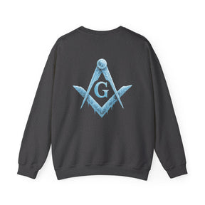 Sudadera de la Logia Azul de Maestro Masón - Diseño Frosty Square &amp; Compass G