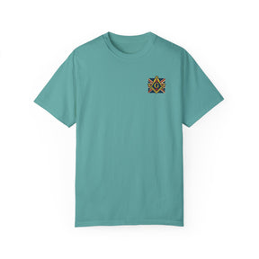 Master Mason Craft T-Shirt - United Kingdom Mason Garment-Dyed Tee - Bricks Masons