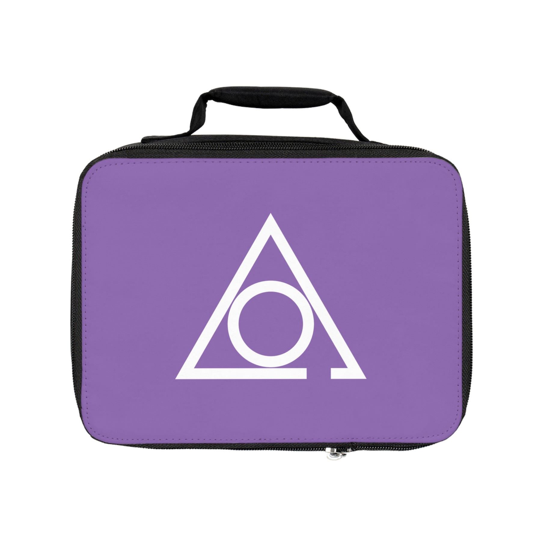 LOCOP Lunch Bag - Purple & White Fully Insulated - Bricks Masons