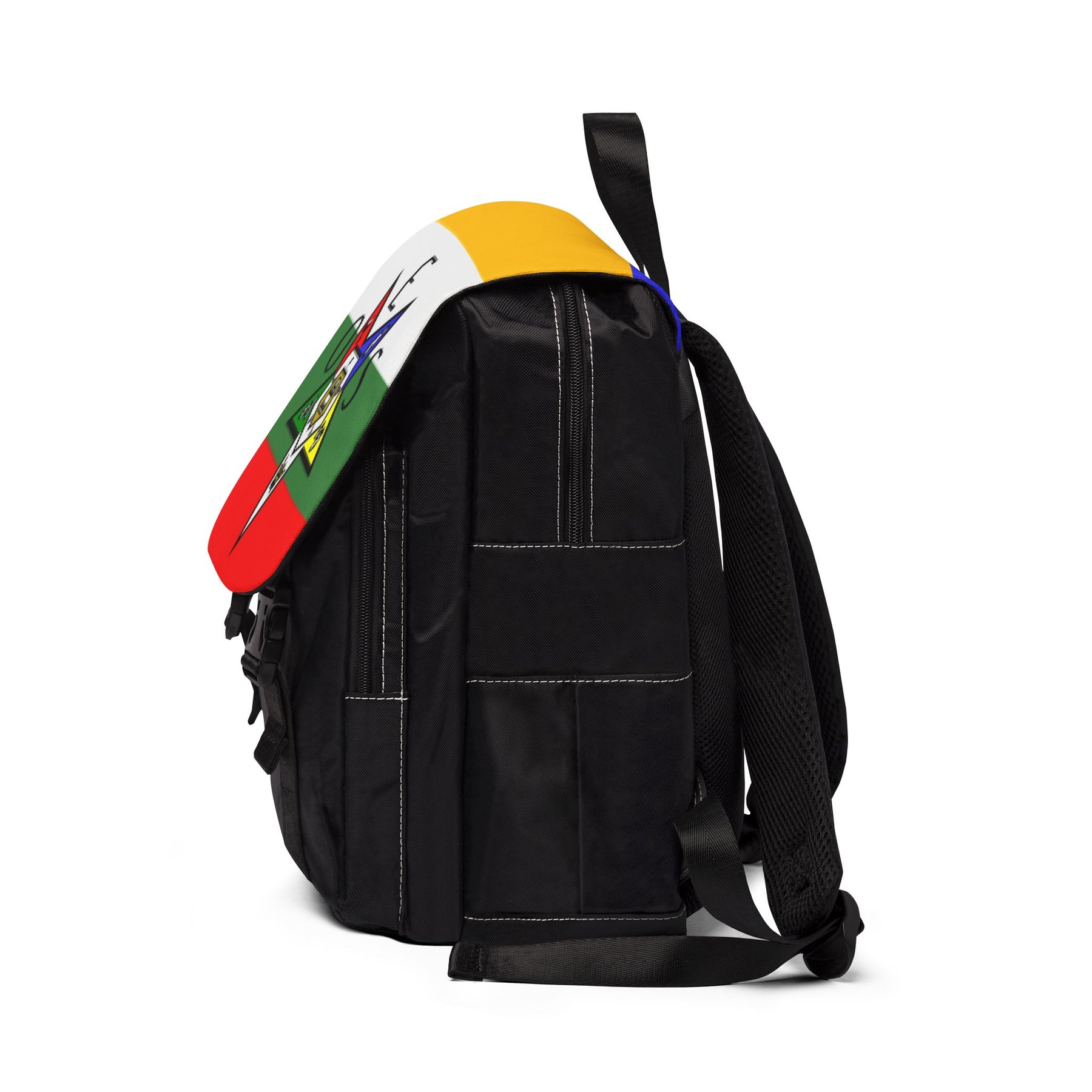 OES Backpack - Colorful Star With Multiple Compartments - Bricks Masons