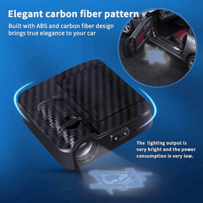 Widows Sons Car Door Light Projector - Customizable Wireless LED - Bricks Masons