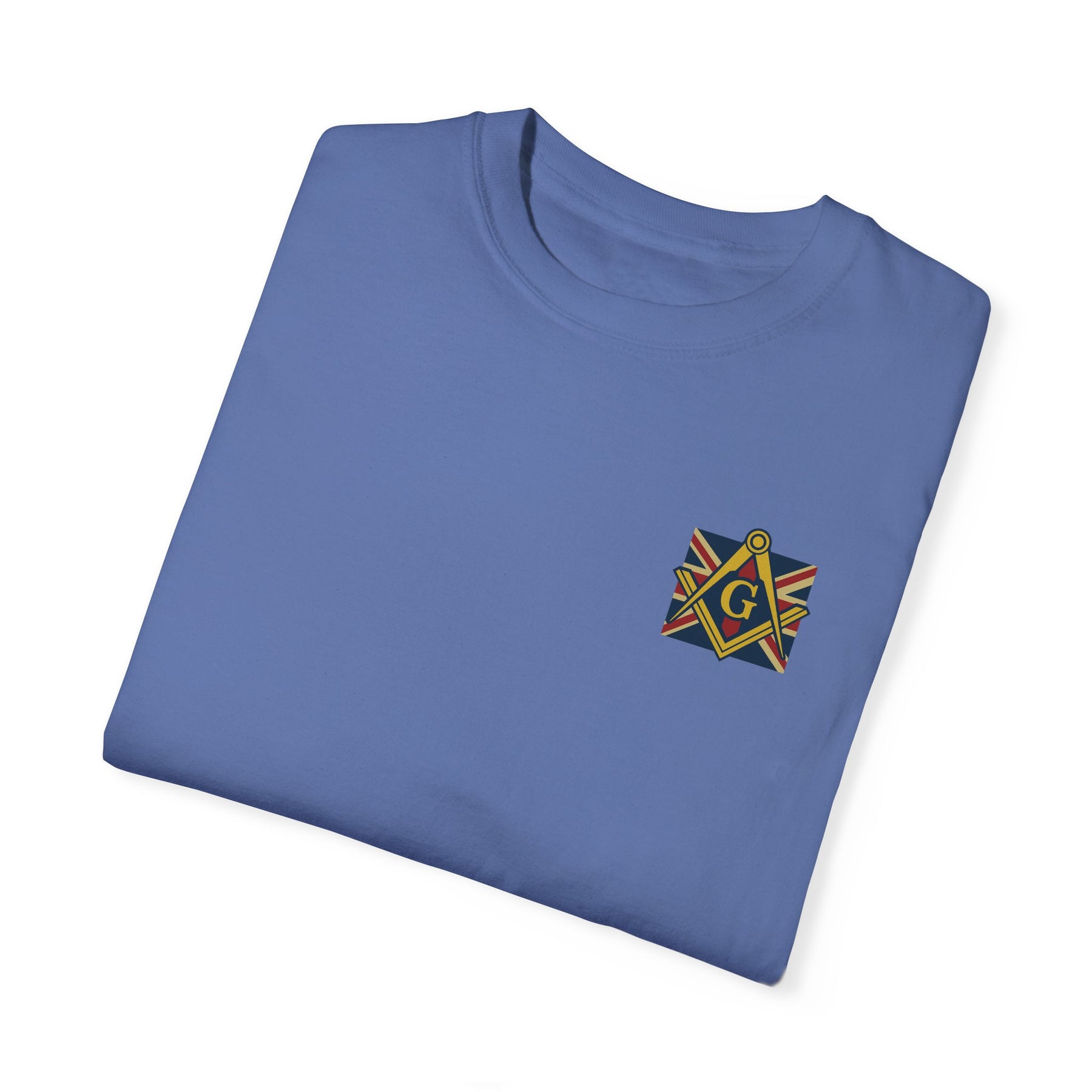 Master Mason Craft T-Shirt - United Kingdom Mason Garment-Dyed Tee - Bricks Masons