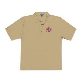 Master Mason Blue Lodge Canada Jurisdiction Polo Shirt - Various Sizes & Colors - Bricks Masons