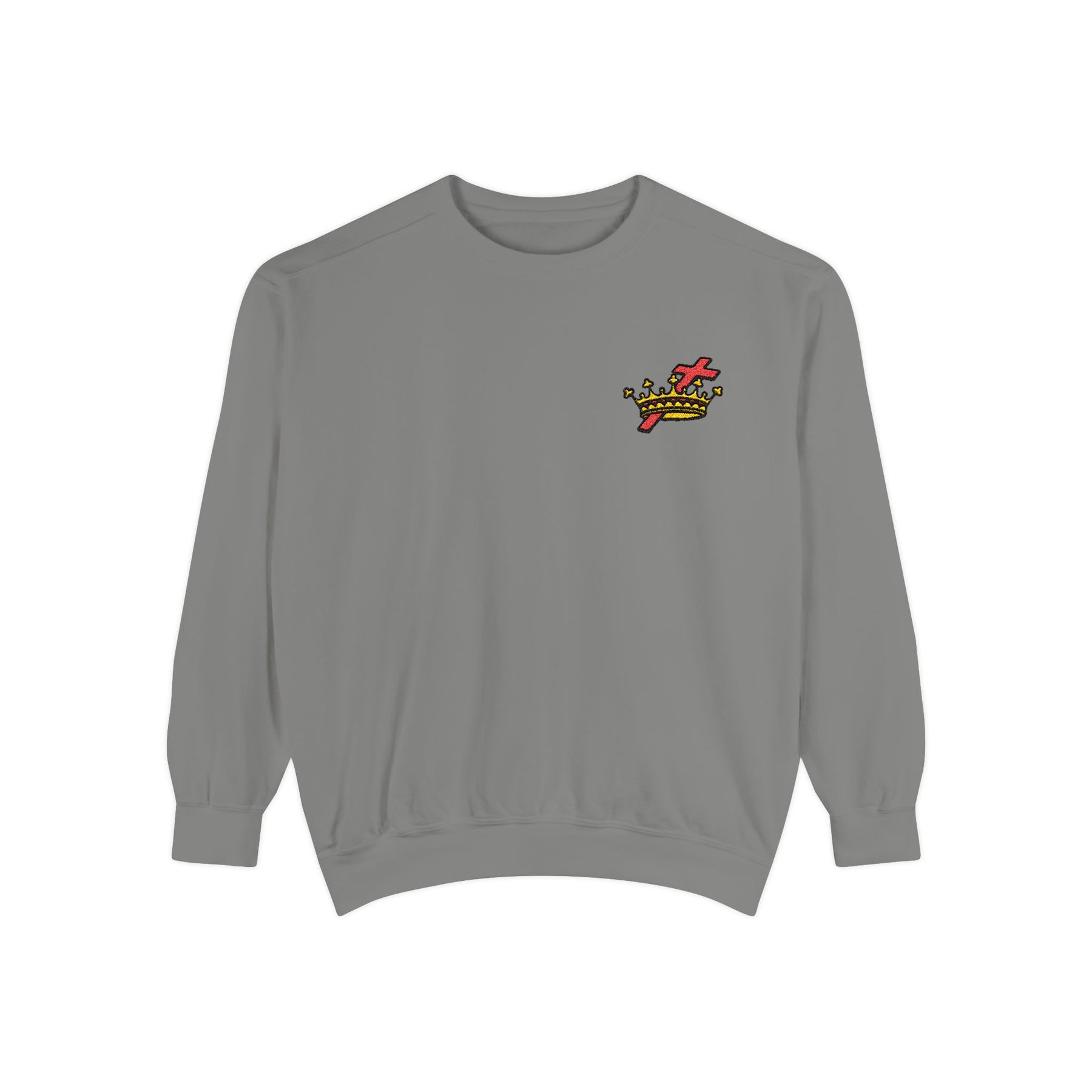 Lady Knights Cyrene Sweatshirt - Cross & Crown Front Embroidery - Bricks Masons