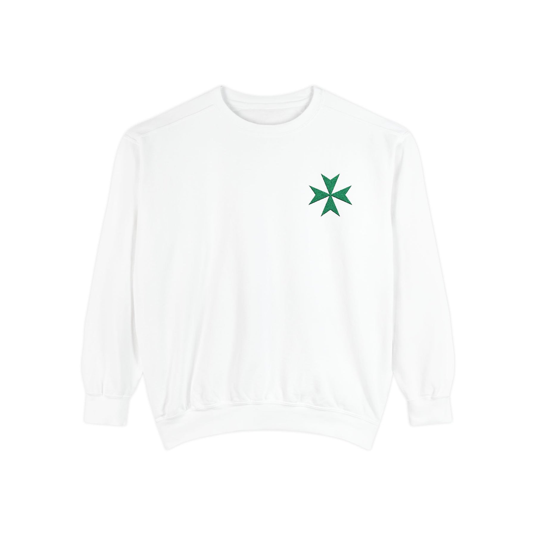 Order of Saint Lazarus Sweatshirt - Symbolic Embroidery Style - Bricks Masons