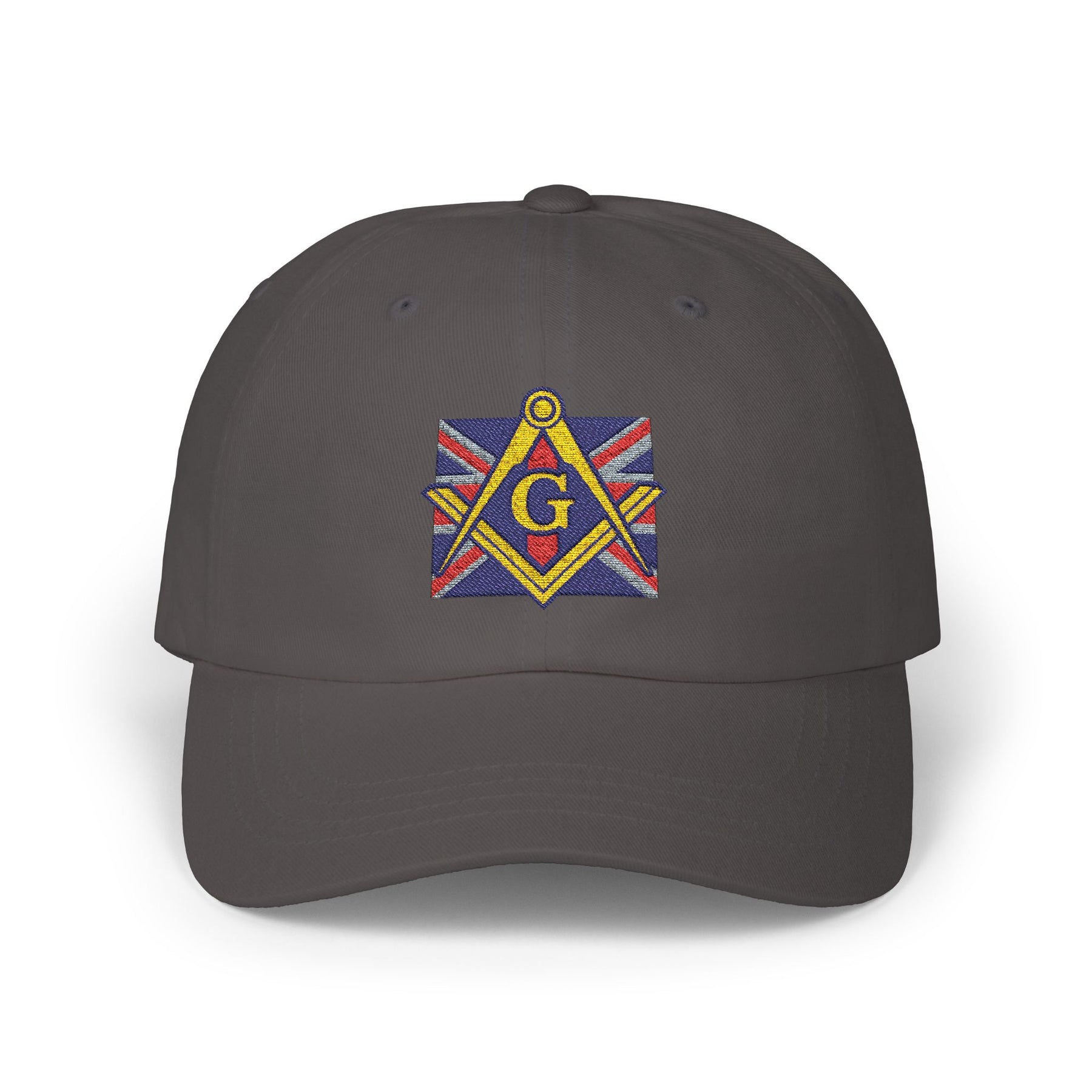 Master Mason Craft Baseball Cap - United Kingdom Mason Square & Compass G - Bricks Masons