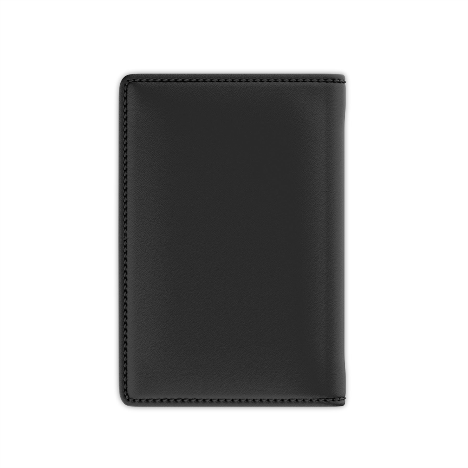 DOKO Passport Cover - Black PU Leather With Inner Compartments - Bricks Masons