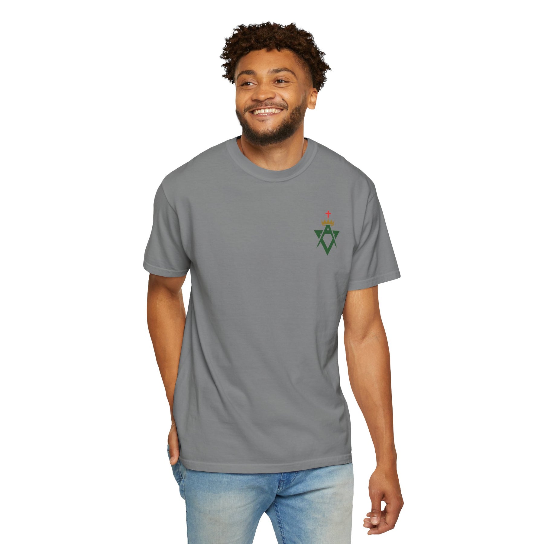Allied Masonic Degrees T-Shirt - Cotton Garment-Dyed Tee Various Colors - Bricks Masons