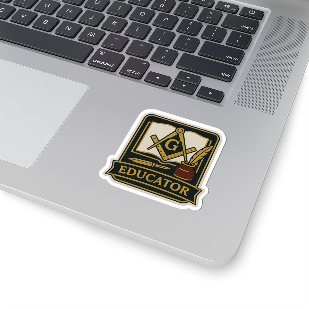 Master Mason Blue Lodge Sticker Decal - Kiss-Cut Colorful - Bricks Masons
