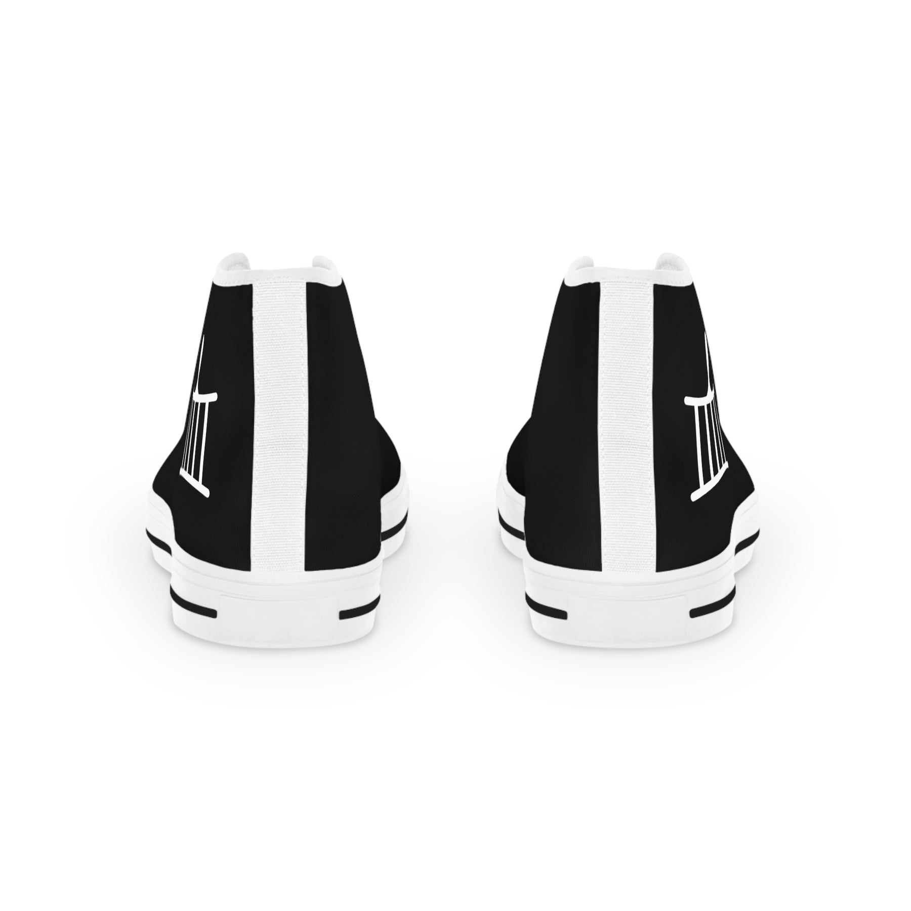 St. Lawrence the Martyr Sneaker - High Top Black & White - Bricks Masons