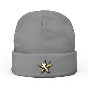 Order of the White Shrine of Jerusalem Beanie - Knit Embroidery Emblem - Bricks Masons