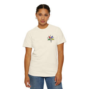 OES T-Shirt - Garment-Dyed Tee OES Star Various Colors - Bricks Masons