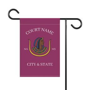 DOI Yard Flag - Printed Poly Poplin With Personalization - Bricks Masons