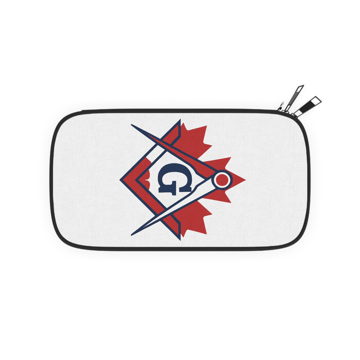 Master Mason Blue Lodge Canada Jurisdiction Passport Wallet - Red Maple Leaf - Bricks Masons