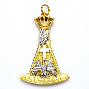 18th Degree Scottish Rite Collar Jewel - Colored - Bricks Masons