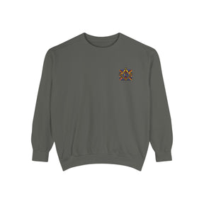 Master Mason Craft Sweatshirt - Embroidered Square & Compass UK Flag - Bricks Masons