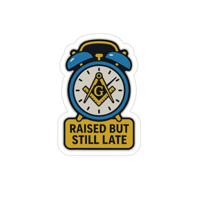 Master Mason Blue Lodge Sticker Decal - Outdoor Die-Cut - Bricks Masons