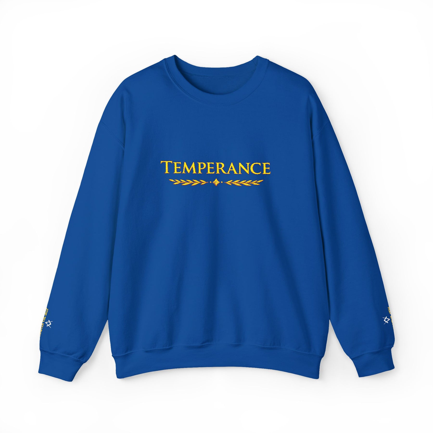 Entered Apprentice Blue Lodge Sweatshirt - Square & Compass Temperance Keep Balance - Bricks Masons