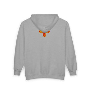 Red Cross of Constantine Hoodie - Zip Up Jacket Embroidered Front & Rear - Bricks Masons