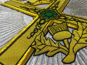 29th Degree Scottish Rite Banner - Handmade Bullion Embroidery - Bricks Masons
