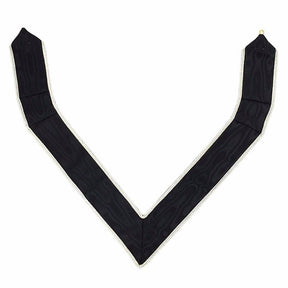 30th Degree Scottish Rite Collarette - Black & White Moire - Bricks Masons