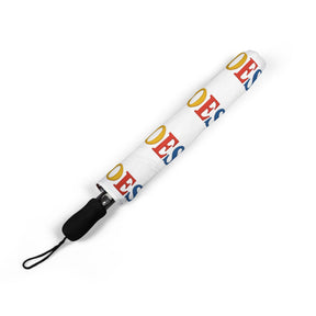 OES Umbrella - All-over OES lettering design - Bricks Masons
