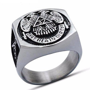32nd Degree Scottish Rite Ring - Silver - Bricks Masons