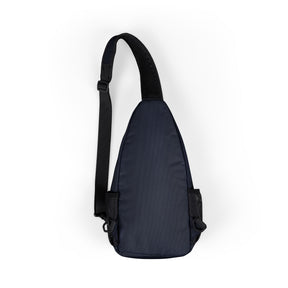 Grand Tiler of Solomon Crossbody Bag - Black & Gold Nylon With Multiple Pockets - Bricks Masons