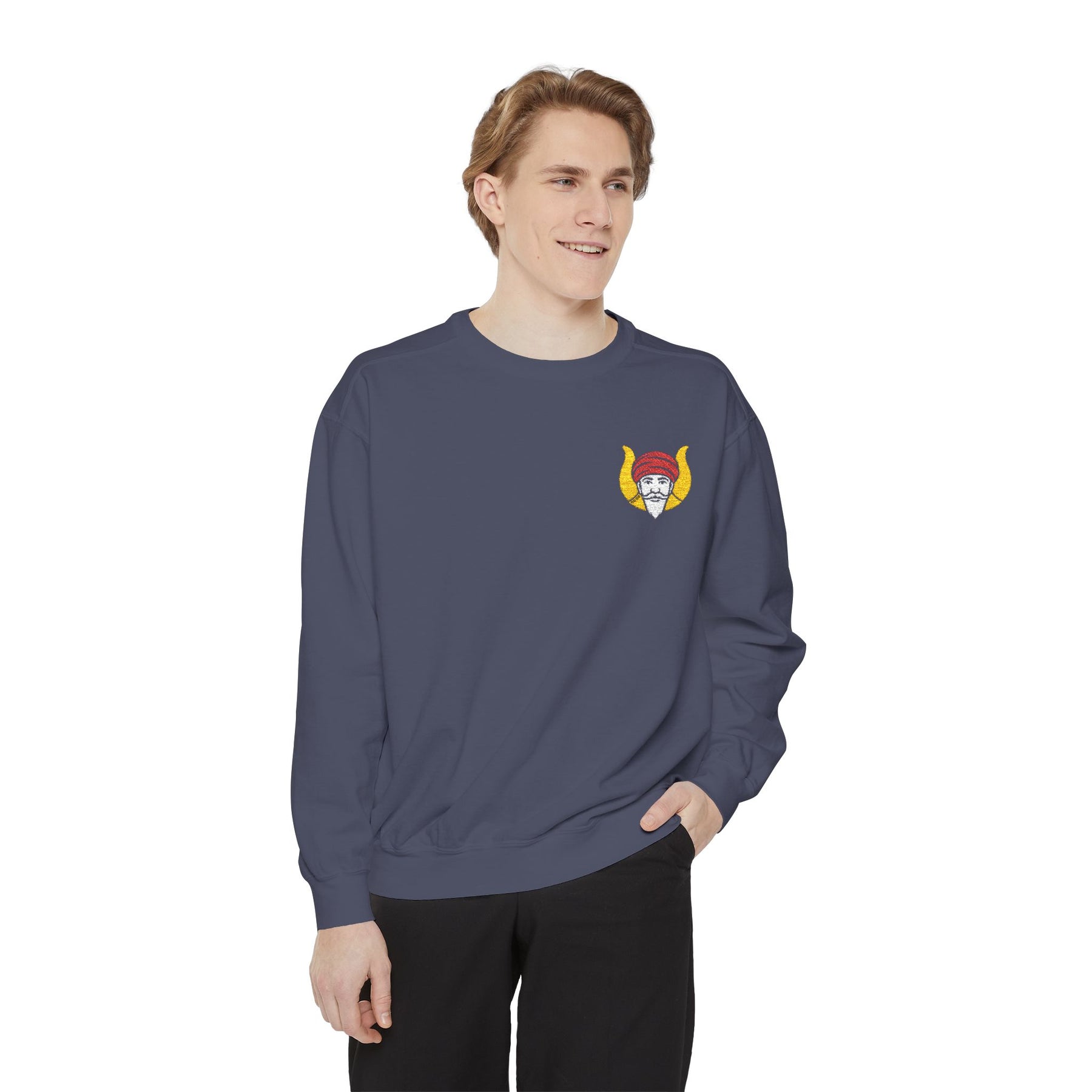 Grotto Sweatshirt - Embroidered Chest Emblem - Bricks Masons