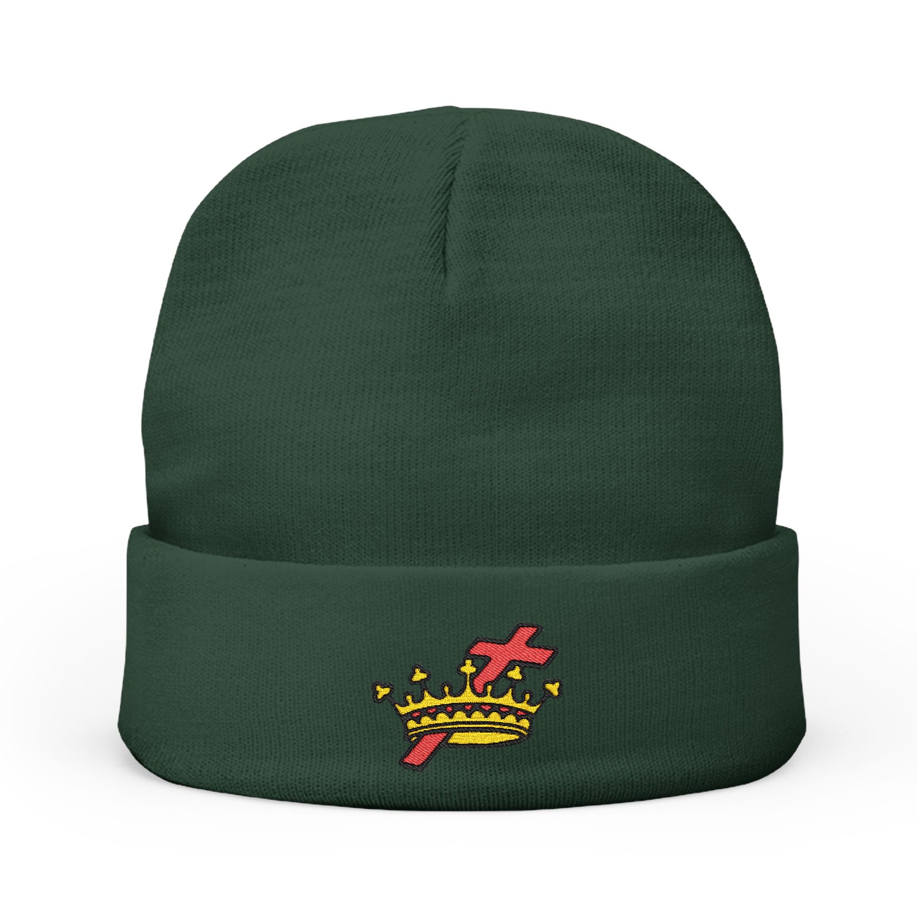 Lady Knights HoTC Beanie - Knit Embroidery Emblem - Bricks Masons