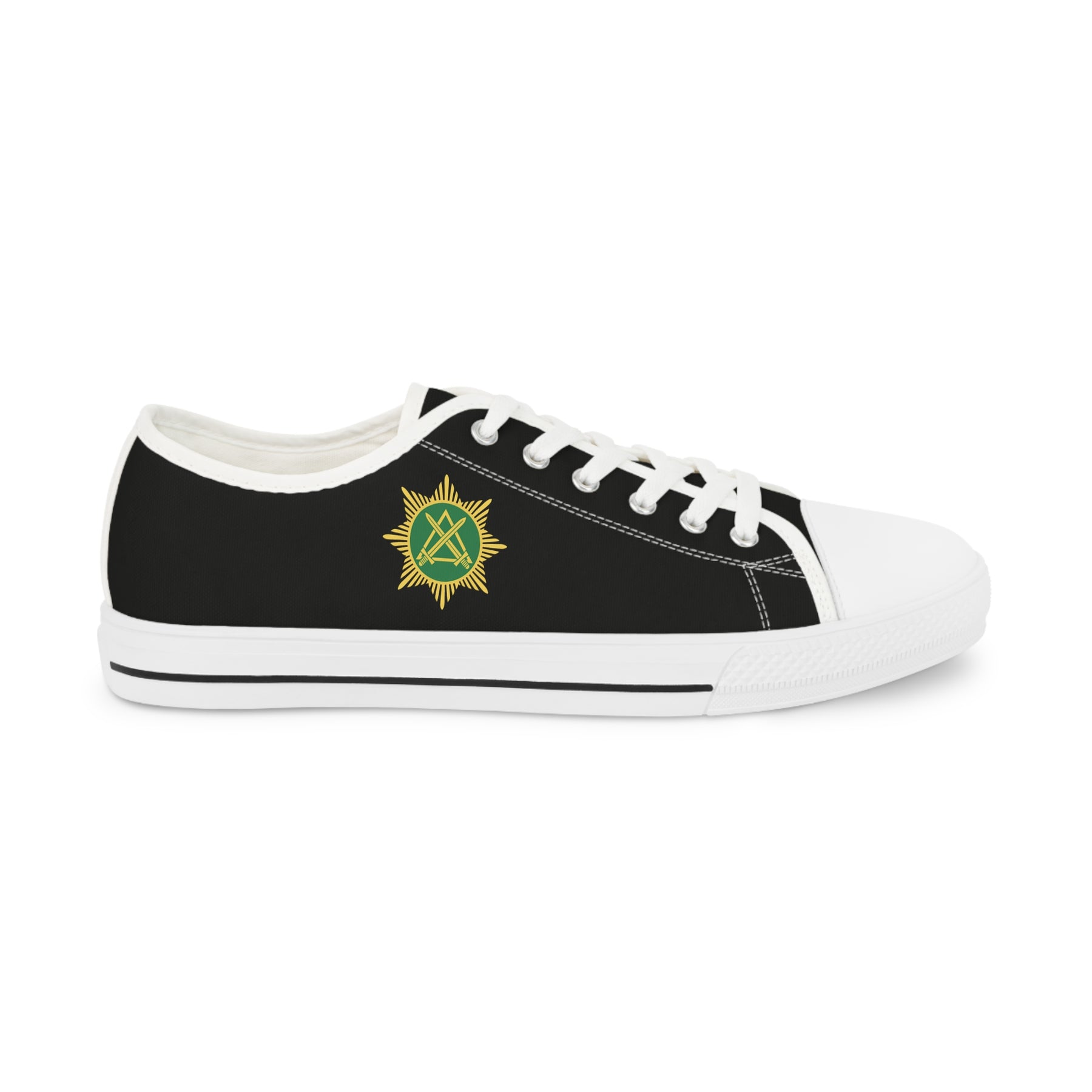 Knight Masons Sneaker - Low Top Sneaker Black & White - Bricks Masons