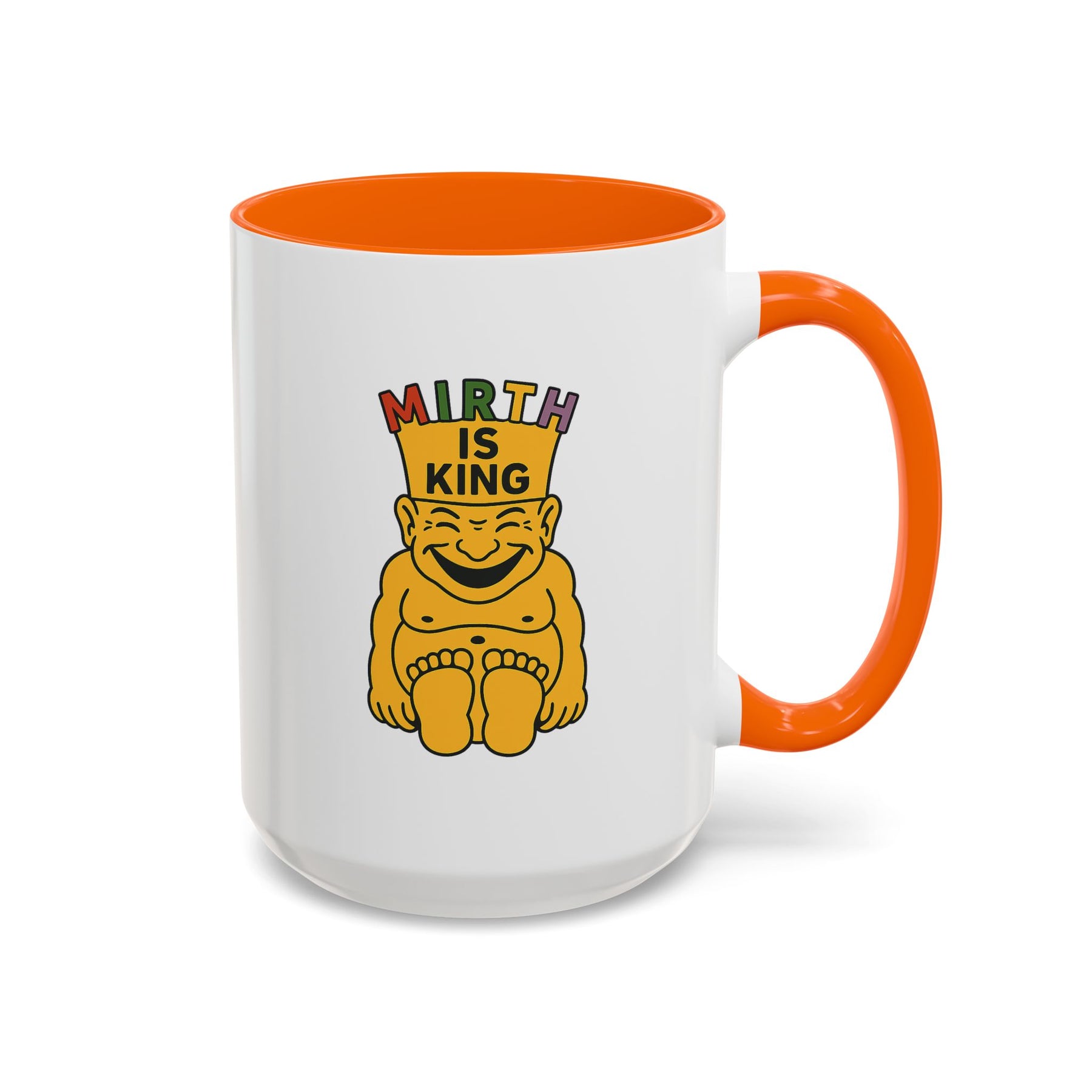 Royal Order of Jesters Mug - Mirth Is King Coffee Mug 11 & 15oz - Bricks Masons