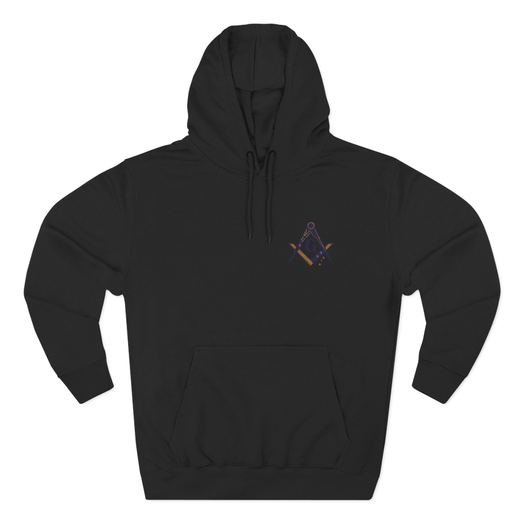 Master Mason Blue Lodge Australia Jurisdiction Hoodie - Stitched Chest Symbol - Bricks Masons