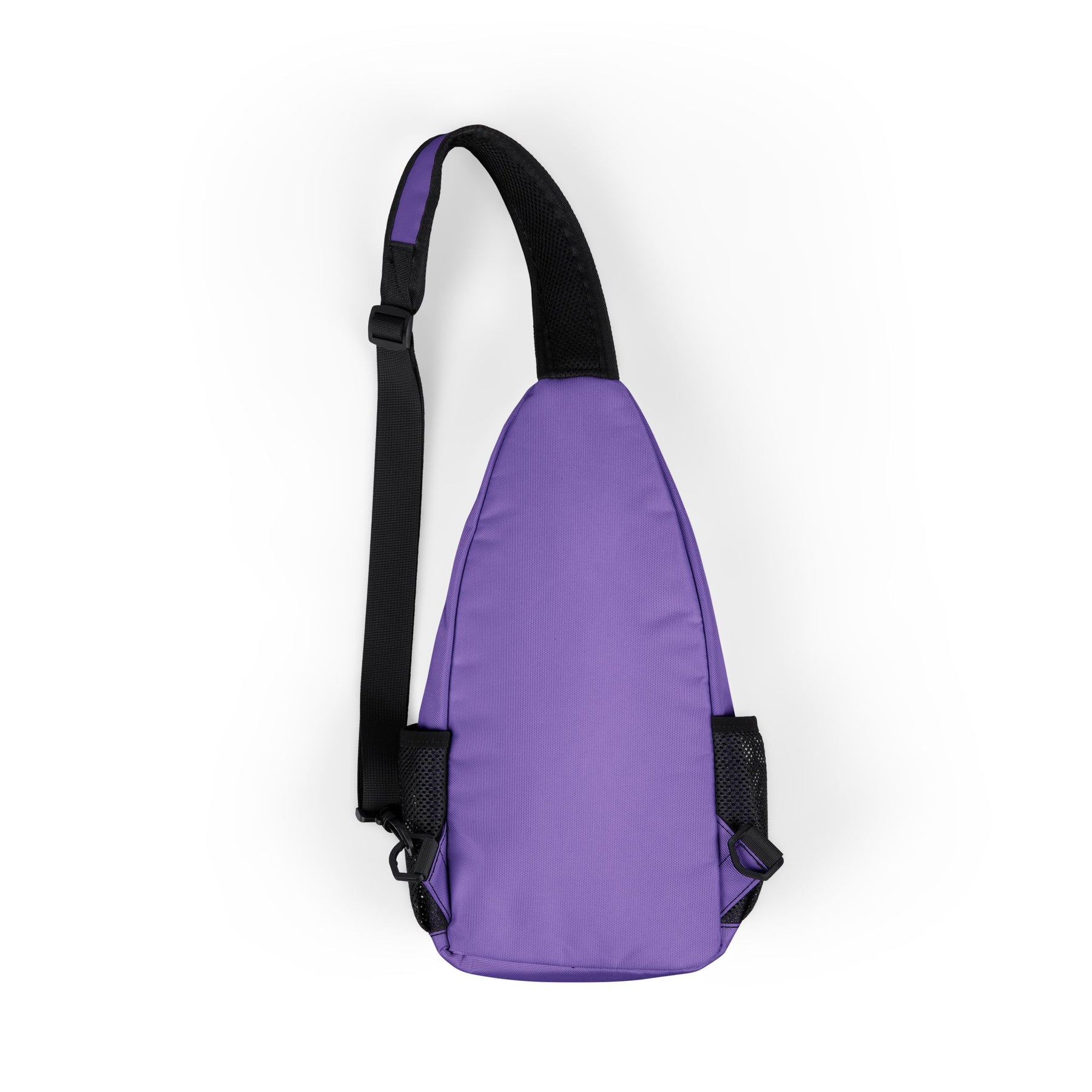LOCOP Crossbody Bag - Purple & White Nylon With Multiple Pockets - Bricks Masons