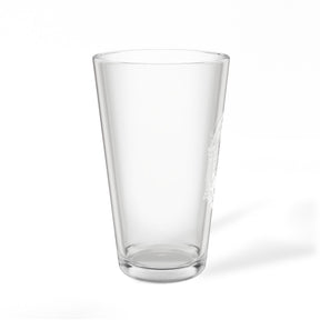 Vaso de pinta de la Logia Azul de Maestro Masón - Pilares de piso a cuadros, Ojo que todo lo ve y herramientas