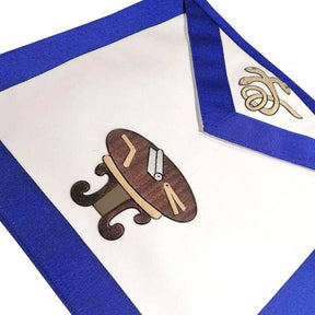 22nd Degree Scottish Rite Apron - White & Blue Knight Royal Axe